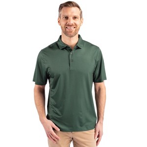Cutter & Buck Pike Eco Tonal Geo Print Stretch Recycled Mens Polo - 1 of 2