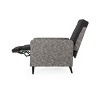 Murdock Outdoor Wicker Recliner: Water-Resistant, UV-Resistant, Push-Back, Polyester Cushion - Christopher Knight Home - 3 of 4
