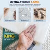 Aoibox Plastic Mattress Bag for Moving Storage Waterproof Mattress Protector Tear-Resistant King Size 1.5MIL Cover - 4 of 4