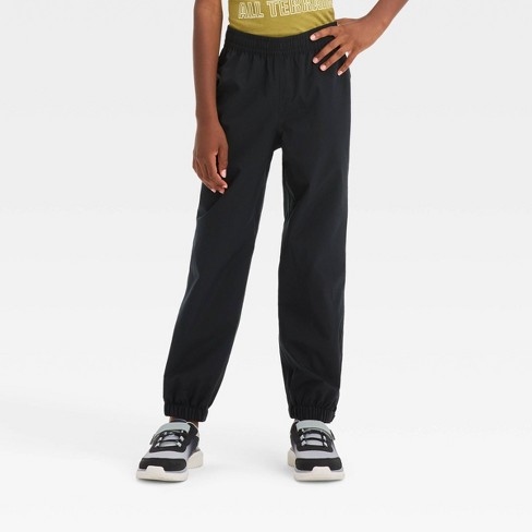 Kids' Solid Pull-on Pants - All In Motion™ Black L : Target