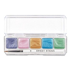 Sweet Sticks Edible Art Metallic Mermaid Mini Palette, 5 colors - 1 of 3