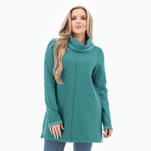 Old Ranch Brands Women's River Tunic - Shaded Spruce, Size Medium - 1 of 4