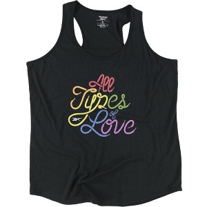 Reebok Womens All Types Of Love Racerback Tank Top - 1 of 2