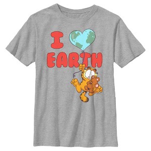Boy's Garfield I Love Earth Friends T-Shirt - 1 of 4