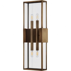 Troy Lighting Santa Clara 4 - Light Sconce in  Patina Brass Clear Shade - 1 of 1