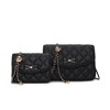 MKF Collection Blossom Quilted Shoulder Bag with a Mini Bag set by Mia K - 2 of 4