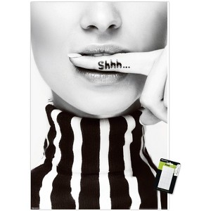 Trends International Reinders: Glam - Silence Requested Unframed Wall Poster Prints - 1 of 4