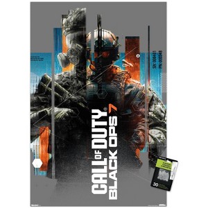 Trends International Call of Duty: Black Ops 7 (2025) - Split Reality Gray Unframed Wall Poster Prints - 1 of 4