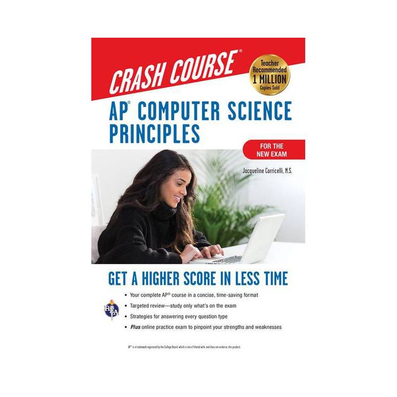 Ap(r) Computer Science Principles Crash Course, 2nd Ed., Book + Online - (Advanced Placement (AP) Crash Course) 2nd Edition (Paperback), 1 of 2