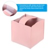 Unique Bargains Bathroom Office Car PU Leather Square Decorative Holder Dispenser Tissue Box Cover 5" x 5" - 4 of 4