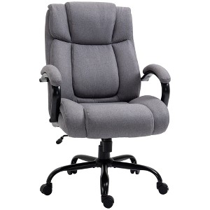 Aghana Digitals Light Gray Ergonomic Heavy-Duty Office Chair for Big & Tall - 485lbs Capacity, - 1 of 4