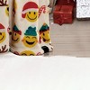 Plazatex Christmas Smiles Micro plush Decorative All Season Multi Color 50" X 60" Throw Blanket - 2 of 3