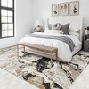 COZONY Washable Abstract Rug, Modern Marble Print Low Pile Carpet for Living Room and Office - 4 of 4