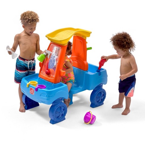 Toy Cleaning Set For Pretend Play, Including Plastic Car Wash Accessories,  Perfect For Family Gathering And Parent-child Interaction