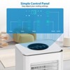 Jojoka 8000 BTU Portable Air Conditioner for Small to Medium Rooms, Energy Efficient Cooling, Dehumidifier & Fan, Easy Mobility & 24-Hour Timer - 4 of 4