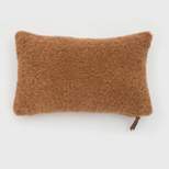 Oversize Teddy Faux Shearling Lux Throw Pillow - Evergrace