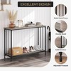 33.5" Console Table, Sofa Tables Narrow Entryway Table, Industrial Hallway Table, Behind Couch Table, for Living Room, Bedroom - 2 of 4