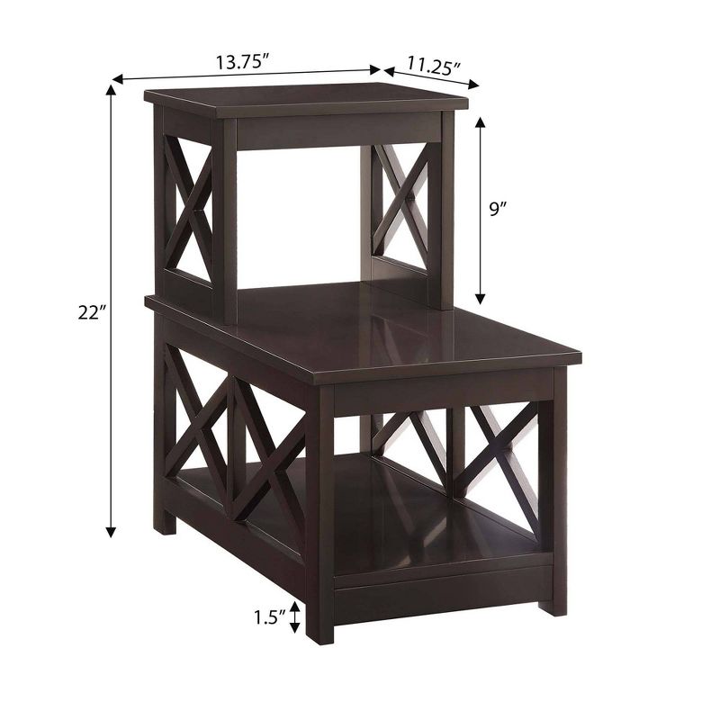 Oxford 2 Step Chairside End Table - Breighton Home, 5 of 6