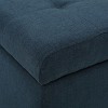 NicBex Contemporary Design Ottoman with Storage, Versatile Foot Stools Ottoman with Flip-Top Seat for Bedroom, Living Room, Navy Blue - 4 of 4