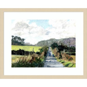Amanti Art Ripple Lane by Metcalfe Clive Wood Framed Wall Art Print - 1 of 4