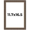 PosterPalooza | Sculpted Silver Picture Frame - UV Acrylic, Foam Board Backing, Hanging Hardware - 2 of 4