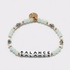 Little Words Project Balance Beaded Bracelet - Green - 4 of 4