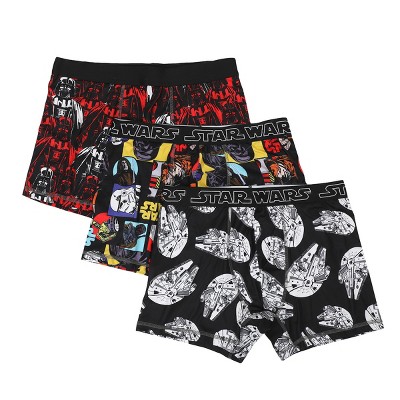 Men's Adult SpongeBob SquarePants Boxer Brief Underwear 3-Pack - Bikini  Bottom Comfort- Large