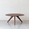 MH London Marcel Solid Wood Coffee Table with Round Top - 3 of 4