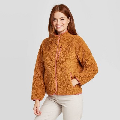 women's sherpa jacket target