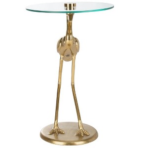 Tori Crane Base Accent Table - Safavieh - 1 of 4