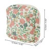 Unique Bargains Lady Portable Square Lipstick Bag Beige Colorful 1 Pc - 2 of 4