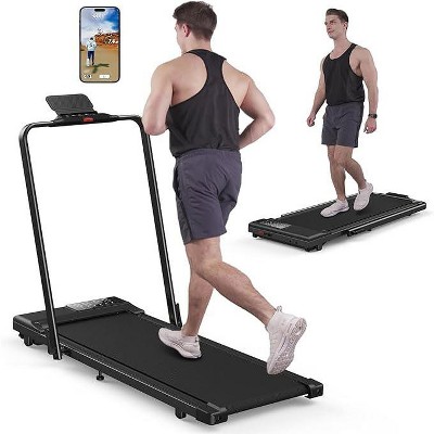 3 in 1 Walking Pad Treadmill, 3.0HP Folding Treadmills, 300LBS Capacity Under Desk Treadmills for Home