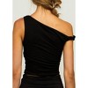 Women's Asymmetric Sleeveless Top - Sky to Moon - 2 of 4