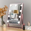 COSMIRROR Hollywood Makeup Mirror with 3-Color Lights,9 Dimmable Bulbs, Smart Touch Control, 360 ° Rotation - 2 of 4