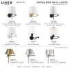Livex Lighting 1 - Light Wall Light in  Brushed Nickel - 2 of 4