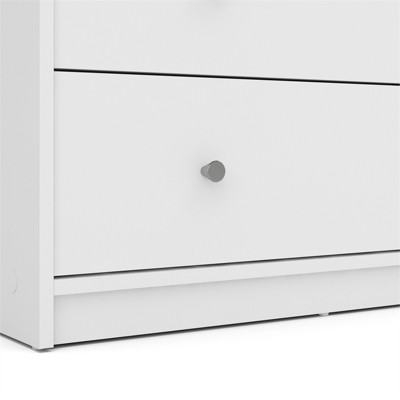 White Horizontal 3-Drawer Chest in Sustainable Engineered Wood