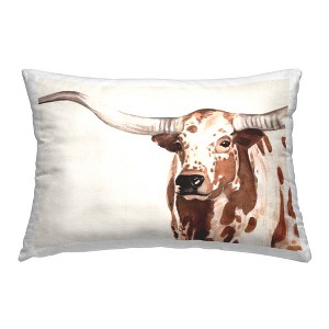 Stupell Industries Longhorn Cattle Portrait, 14 x 20 - 1 of 3