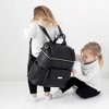 Luli Bebe Monaco Diaper Bag Backpack, Made from Luxury Materials with Stylish Exterior, Spacious Interior for all Baby Products - 3 of 4