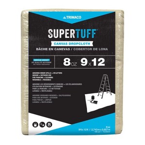 Trimaco SuperTuff 9 ft. W X 12 ft. L 8 oz Canvas Drop Cloth 1 pk - 1 of 1