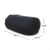 OUTSUPPLY Cylindrical Bean Bag Chair, Removable Washable Cover, High-Density Foam Filled, Modern Home Decor - 2 of 4