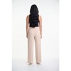 Lafidi Women’s High-Rise Wide Leg Dress Pants – Double Pleat Office Slacks with Slash & Welt Pockets - 3 of 4