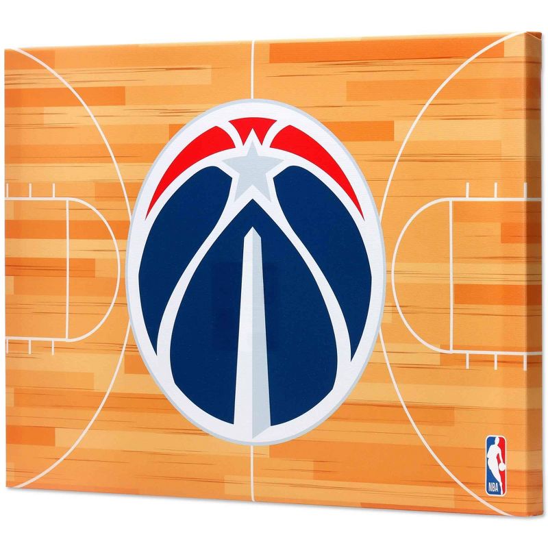 NBA Washington Wizards Court Canvas Wall Sign, 2 of 5