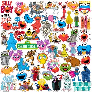 Sesame Street 50CT Sticker Pack Large Deluxe Stickers Variety Pack - 1 of 4