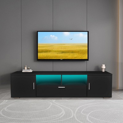 NicBex TV Stand Modern TV cabinet Entertainment Center with Storage for Up to 75 inch for Gaming, Living Room, Bedroom