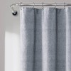 Nantucket Yarn Dyed Cotton Tassel Fringe Shower Curtain - Lush Décor  - image 3 of 4