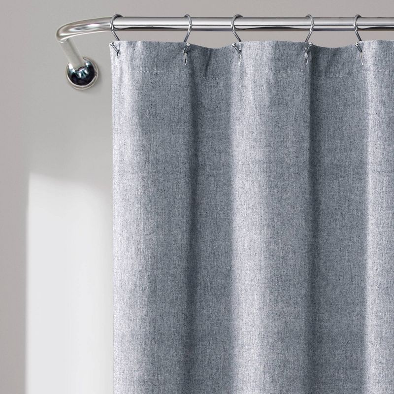 Nantucket Yarn Dyed Cotton Tassel Fringe Shower Curtain - Lush Décor , 4 of 9