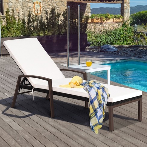 Reclining cushioned garden discount chairs