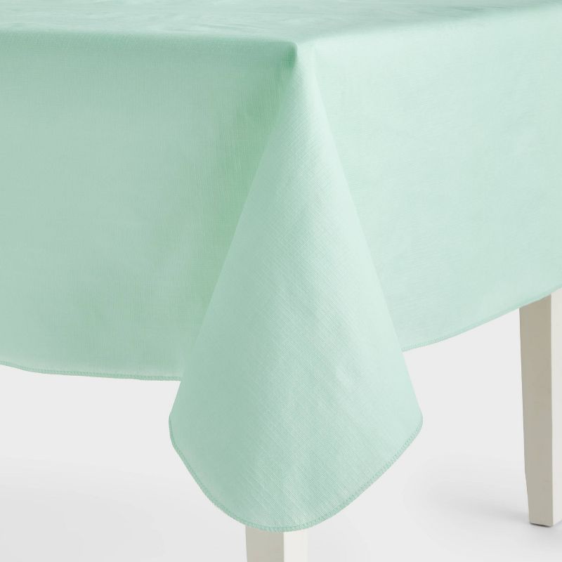 PEVA Table Cover Mint Cross Hatch - Sun Squad&#8482;, 3 of 5