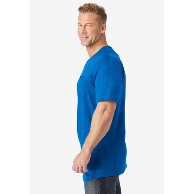 KingSize Shrink-Less Lightweight Longer-Length V-Neck T-Shirt