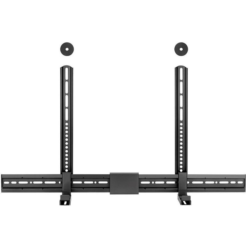 Monoprice Heavy Duty Universal Sound Bar Mount Bracket Above or Under TV, Extends 3.4"-6.1", Fits Most Soundbars Up to 33 Lbs, Anti-Skid Base, 2 of 7
